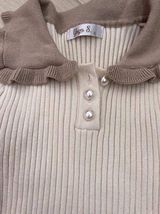 Сукня для дівчинки в рубчик святкова