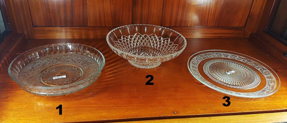 Tarteira Fruteira Prato Bolo Vidro Cristal