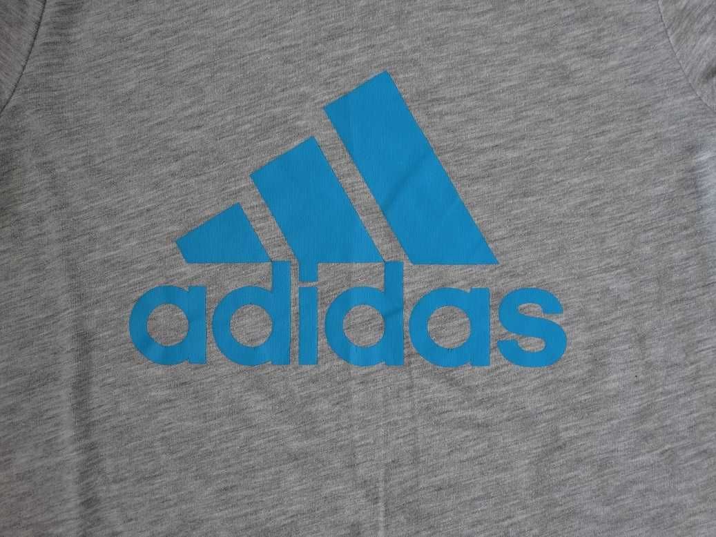 T-shirt Adidas 152 szary bluzka