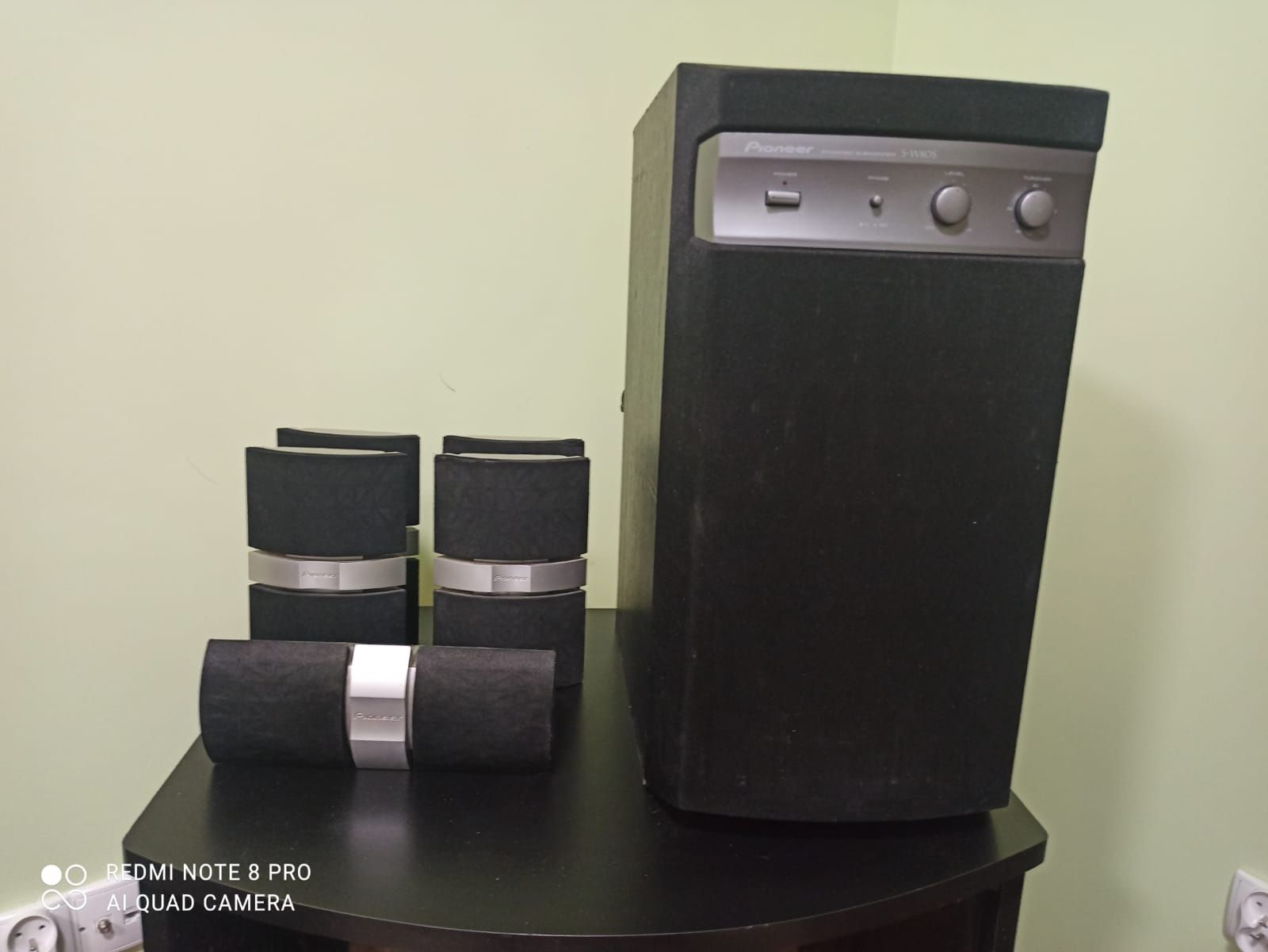 Wzmacniacz + Subwoofer + 5 głośników Pioneer