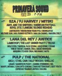 Bilhete Primavera Sound Dia 7