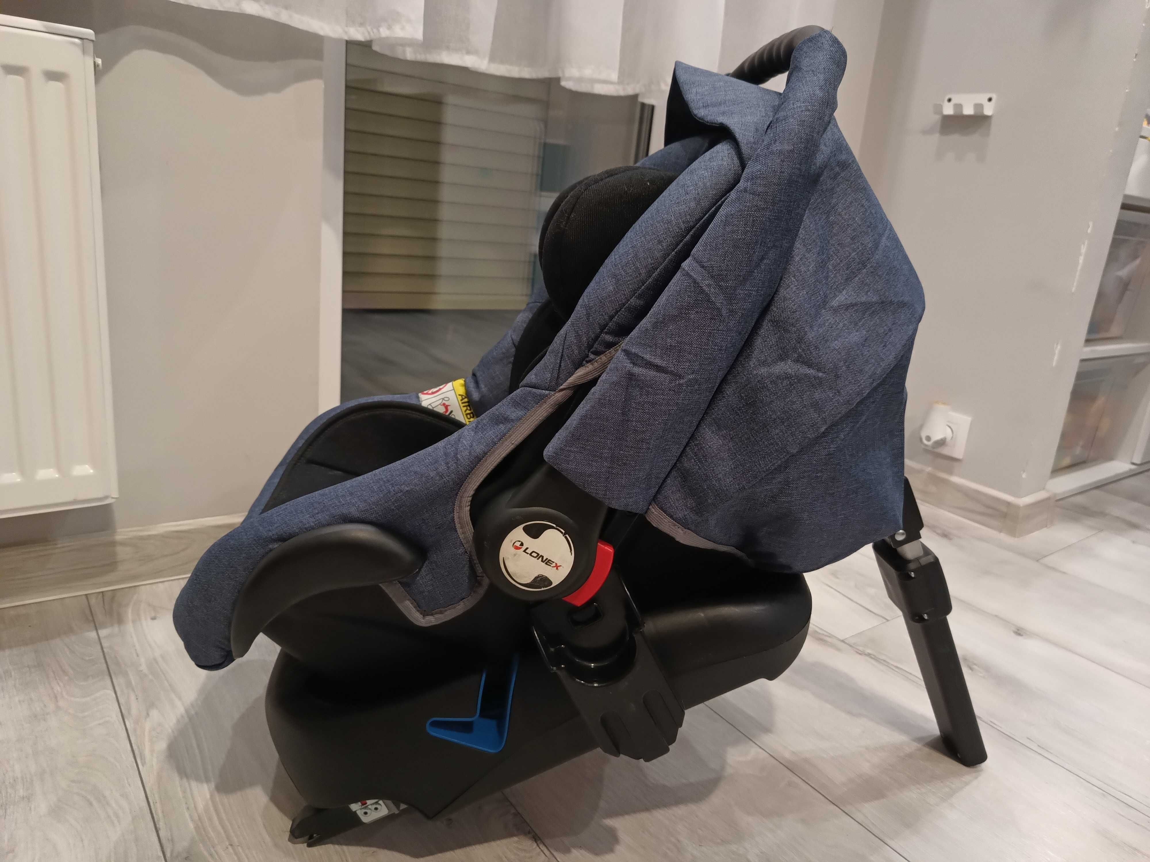 Wózek 3 w 1 lonex isofix