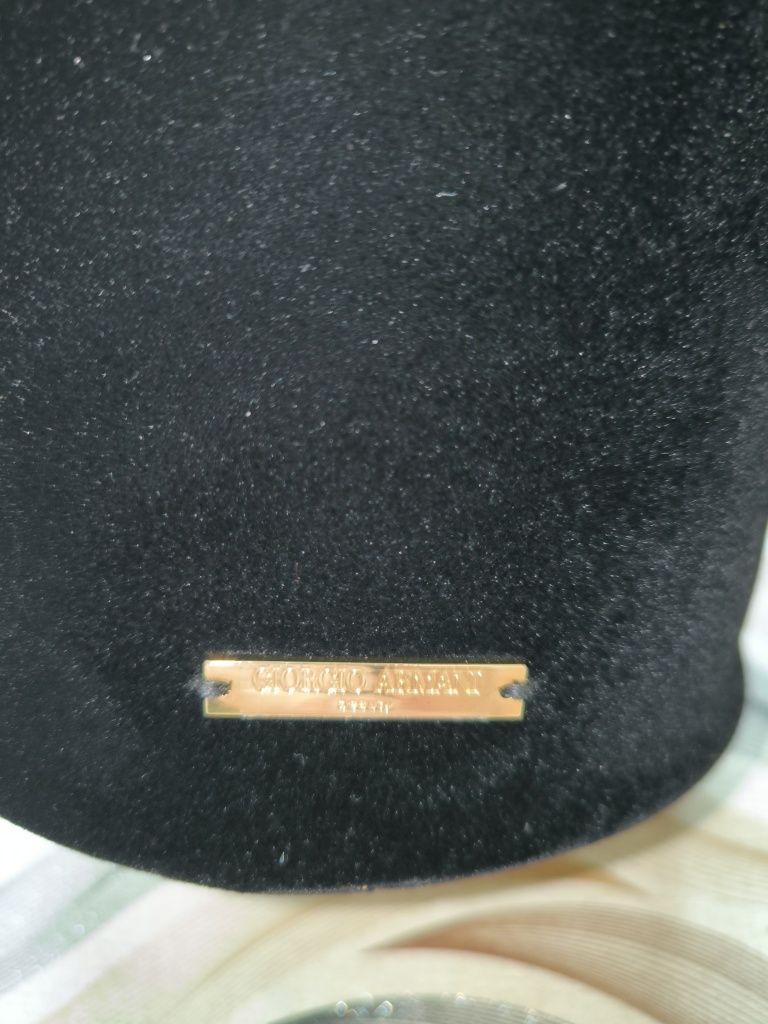 Kuferek Giorgio Armani aksamit nowy kosmetyczka