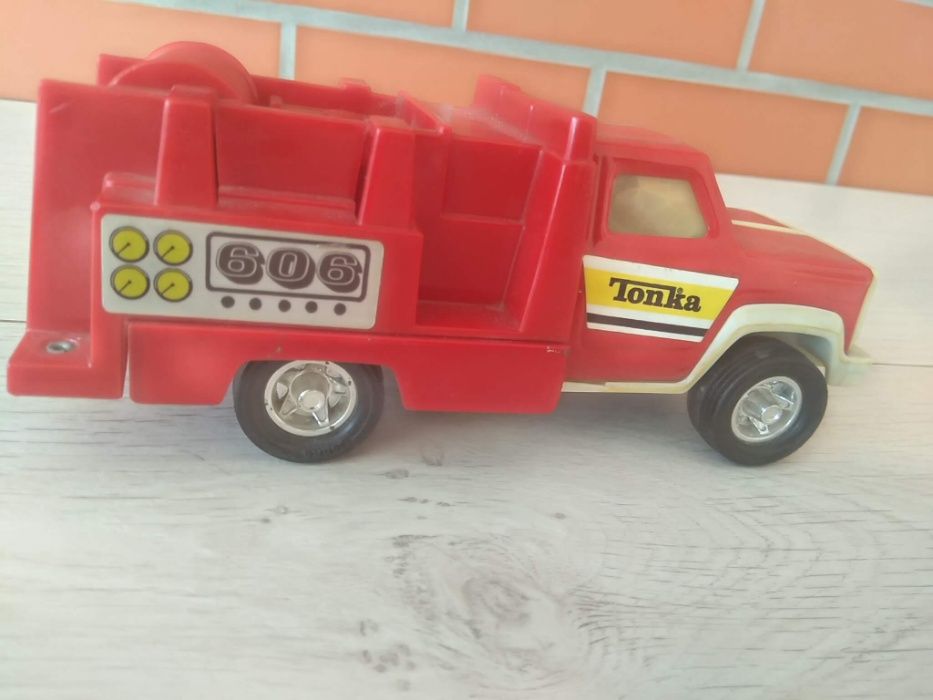 Camião de Bombeiros Tonka Anos 80 metal fundido raro envio grátis