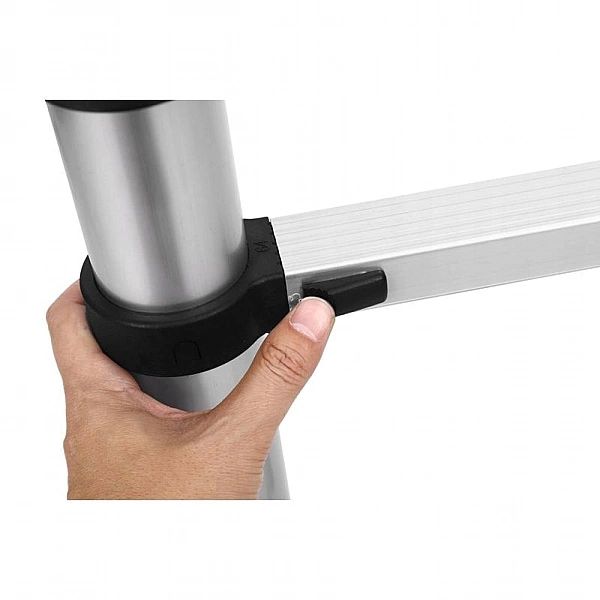 Drabina Teleskopowa Rozsuwana Aluminiowa 8 Stopni 2.6M Max 150Kg Kd407