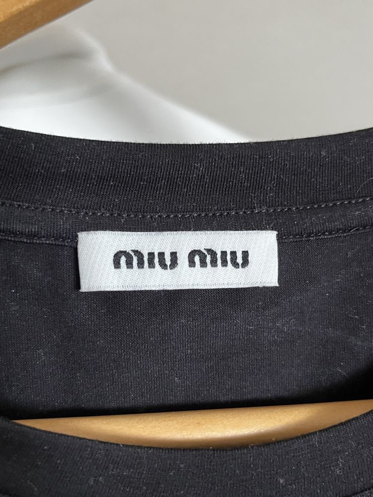 Футболка жіноча , футболка miu miu , топ miu miu , брендова футболка