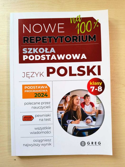 Nowe repetytorium szkoła podstawowa język polski  klasy 7-8