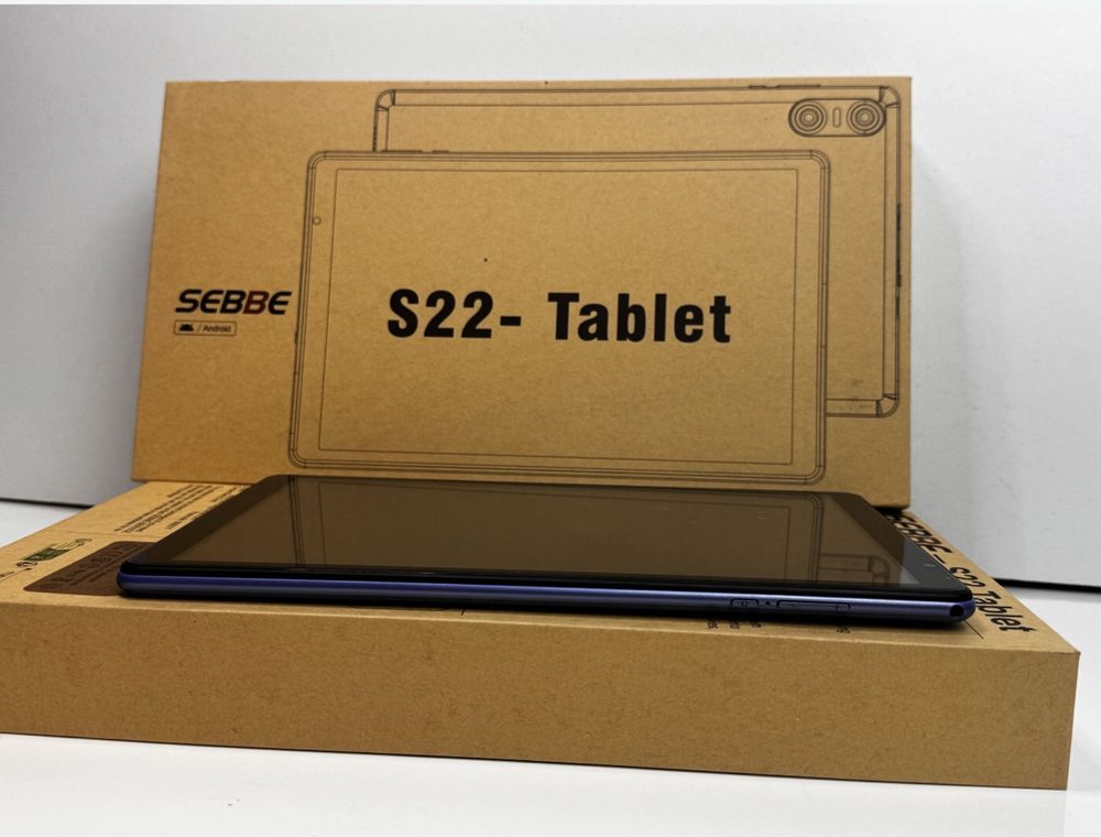 Новий Планшет 10.1" Sebbe S22 12/128Gb 8ядер 6000 mAh Android 13 Синій