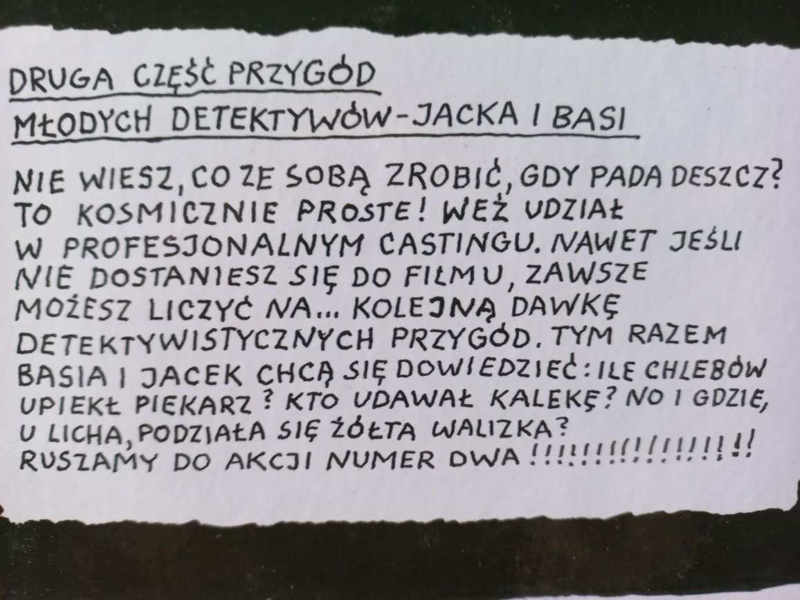 Dariusz Rekosz książka Detektywów para Jacek i Barbara żółta walizka