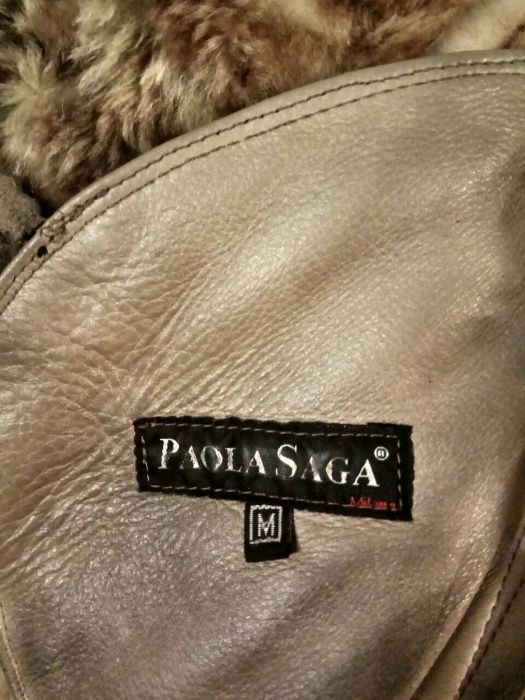 Дубленка натуральная,мех,44- 46(М)автоледи