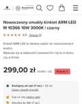 Dwie sztuki "Lampa Kinkiet Nowodworski LED"