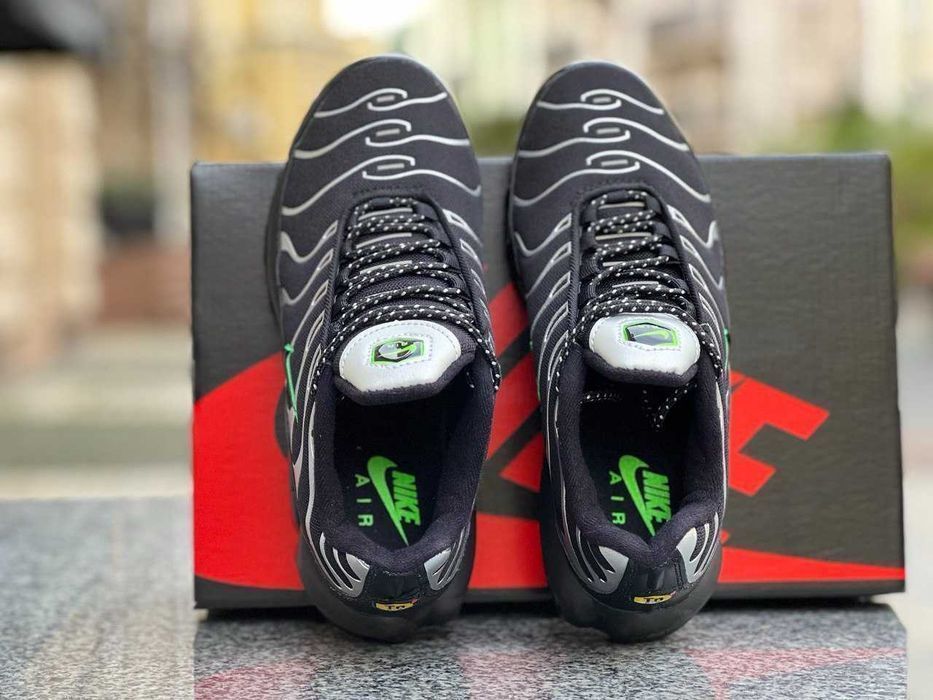 !SALE! Nike Air Max Plus TN Black/Green 40 41 42 43 44 45 46 аір макс