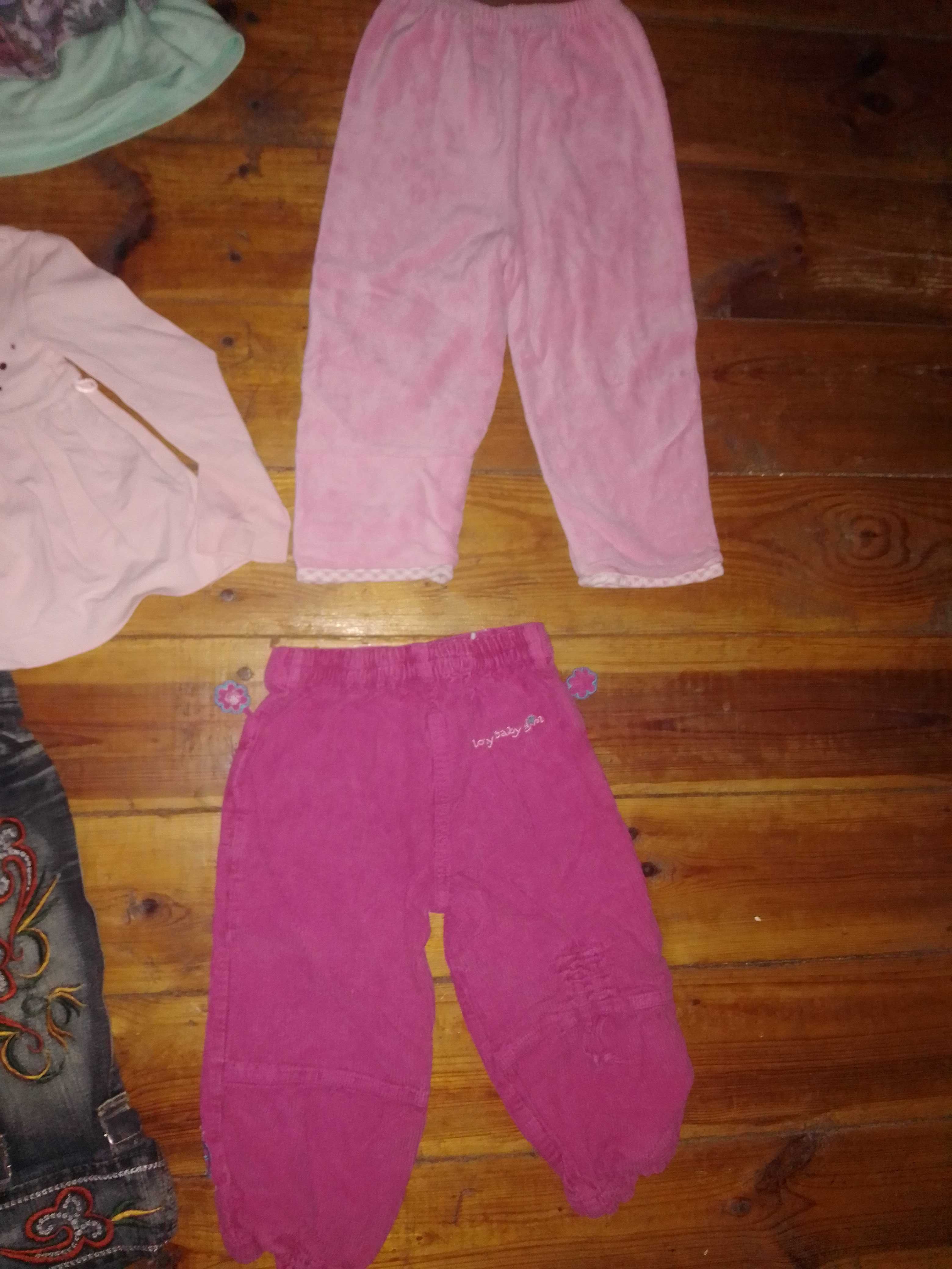 Пакет лот теплого одягу на дівчинку 1-2 роки