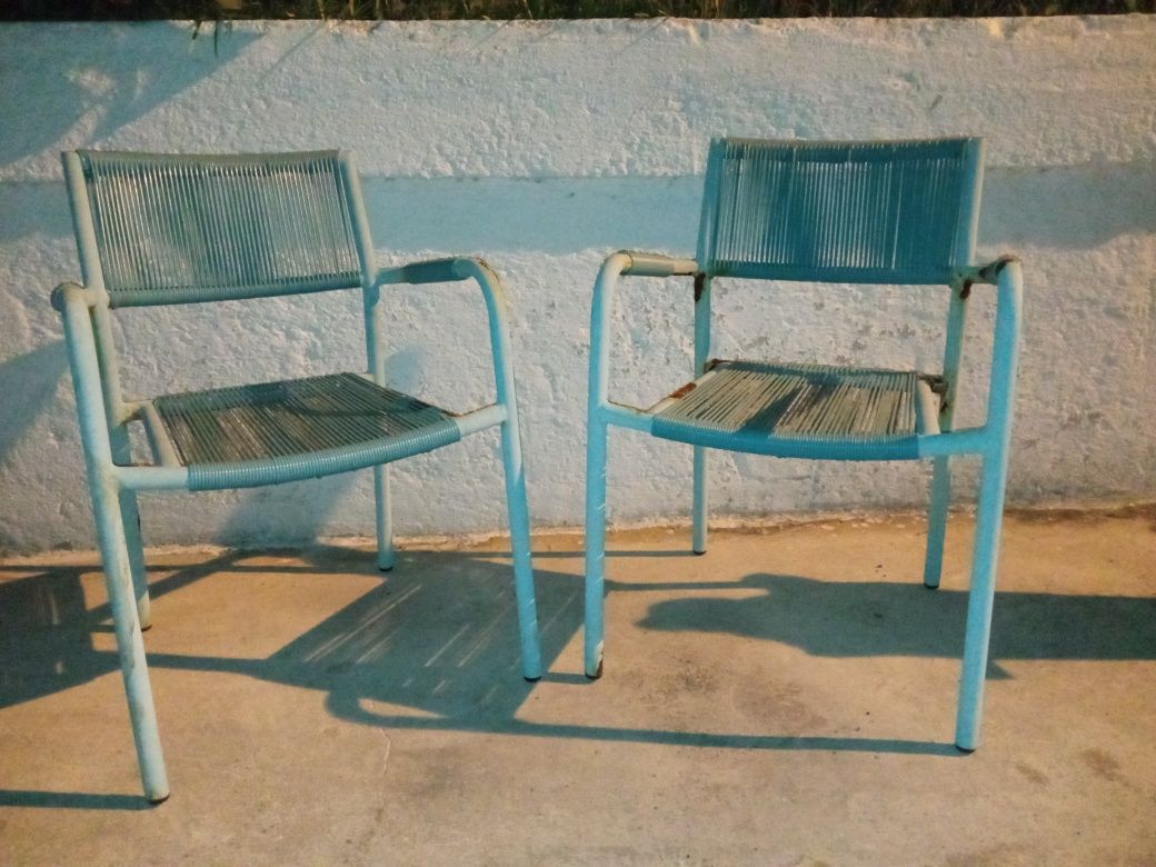 Par de cadeirões de exterior, anos 70