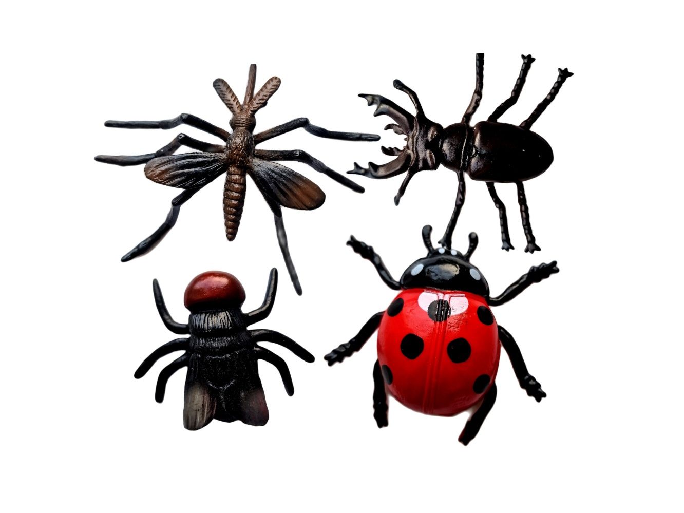 Owady insekty zestaw figurek zabawek
