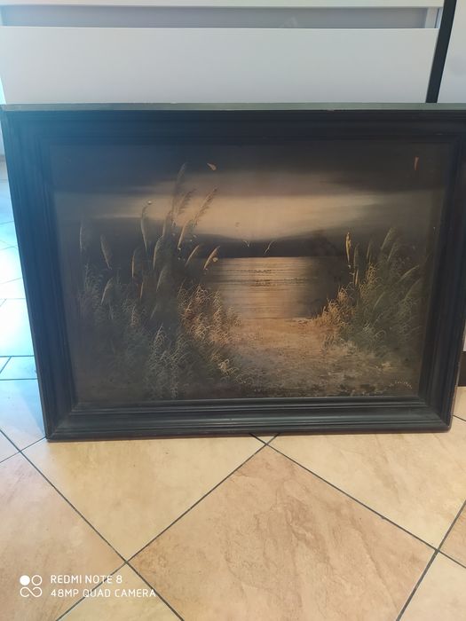 Obraz duży 80 na 60 cm Zachód słońca Turkowiak