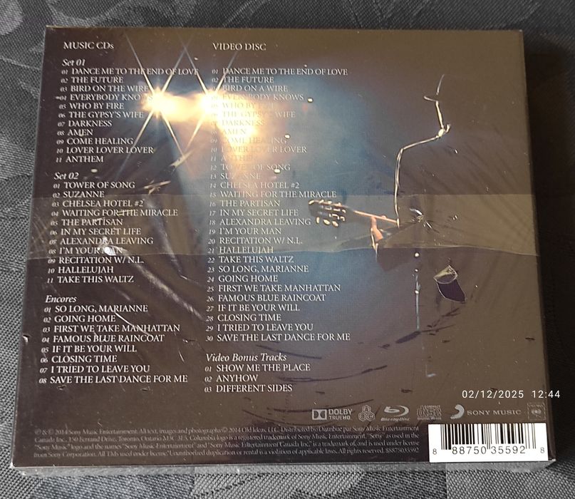 Leonard Cohen - Live In Dublin 3CD + Blu-ray