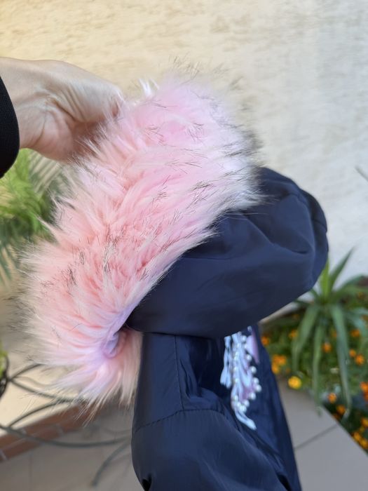 Kurtka dla dziewczynki 146 ocieplana zimowa