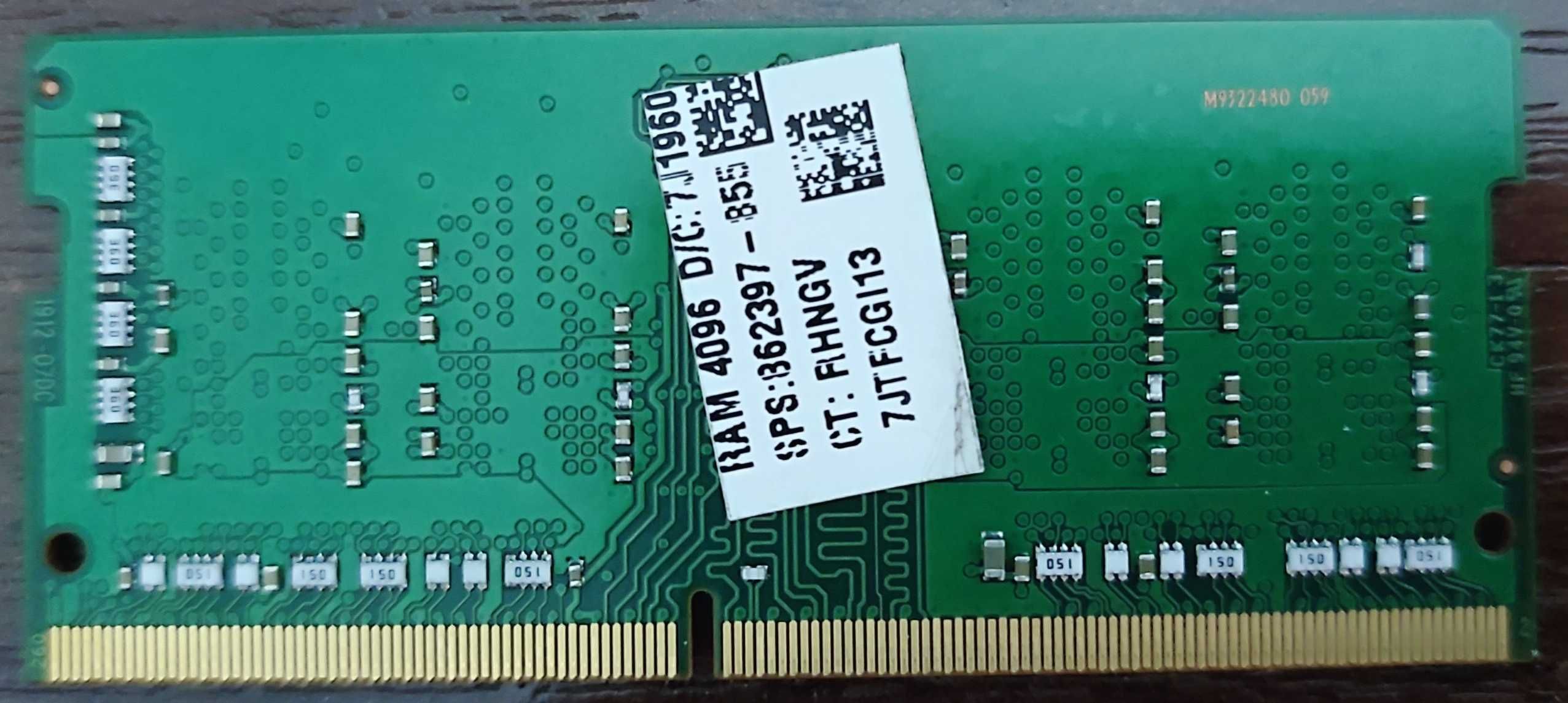 Пам'ять SK hynix 4 GB SO-DIMM DDR4 2666
