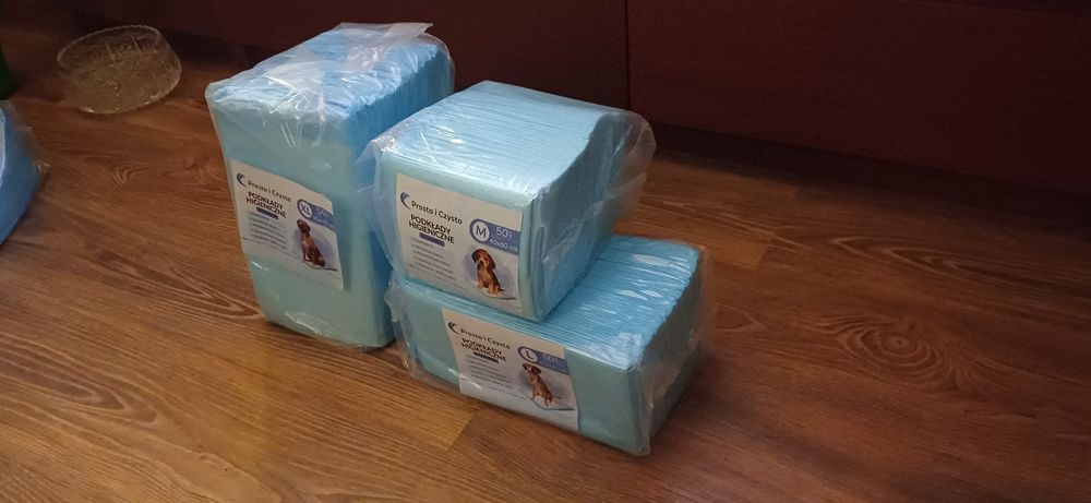 Podkłady higieniczne dla psa M40x60- 6 paczek po 50 sztuk, PROMOCJA