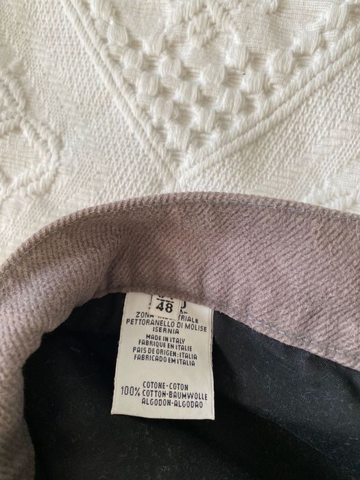 calças castanhas gianfranco ferré