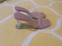 Sandálias transparentes Zara