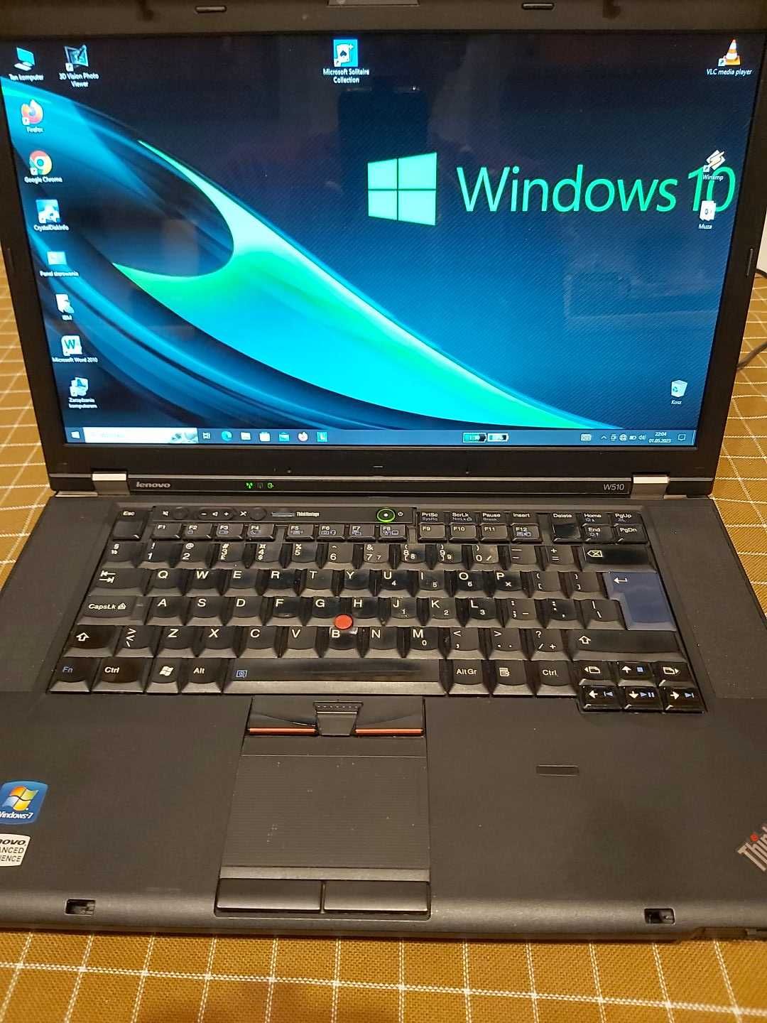 Lenovo W 510 i 7/740QM/8Gb/128GB/Kamera