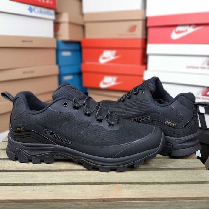 Чоловічі зимові кросівки Columbia Gore-Tex Black (великі розміри) 4419