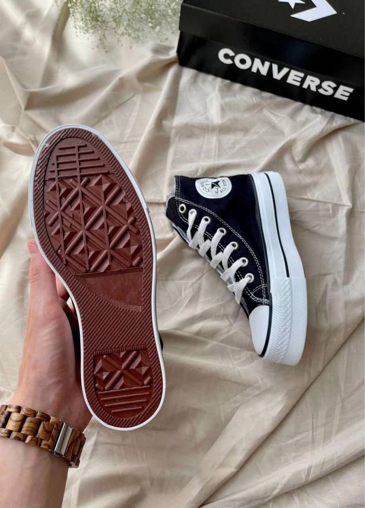 Конверс Олл стар Жіночі кеди на високій підошві Converse All star