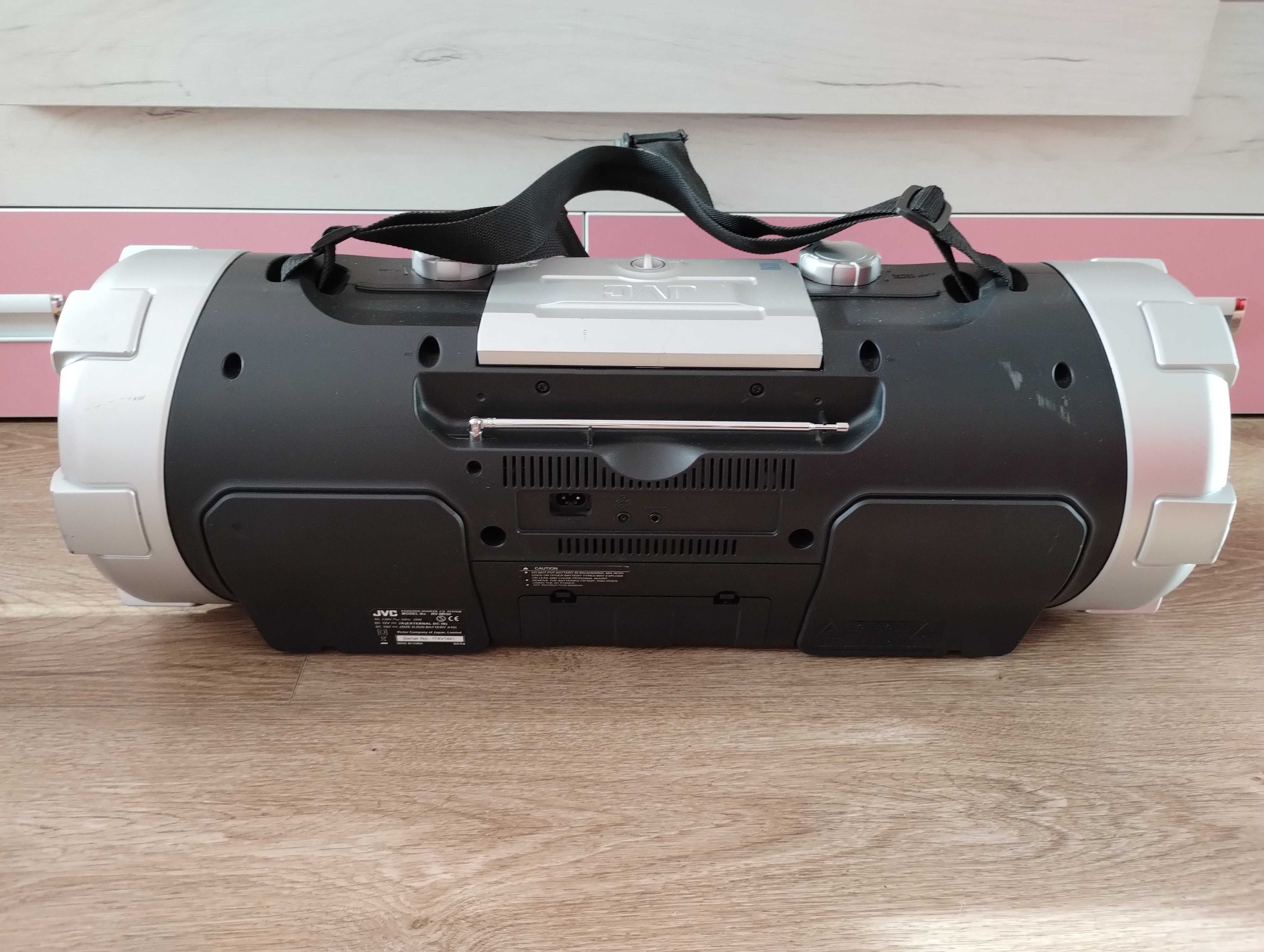 Бумбластер BoomBlaster JVC ( USB / тюнер / iPod / CD ) ЖВС