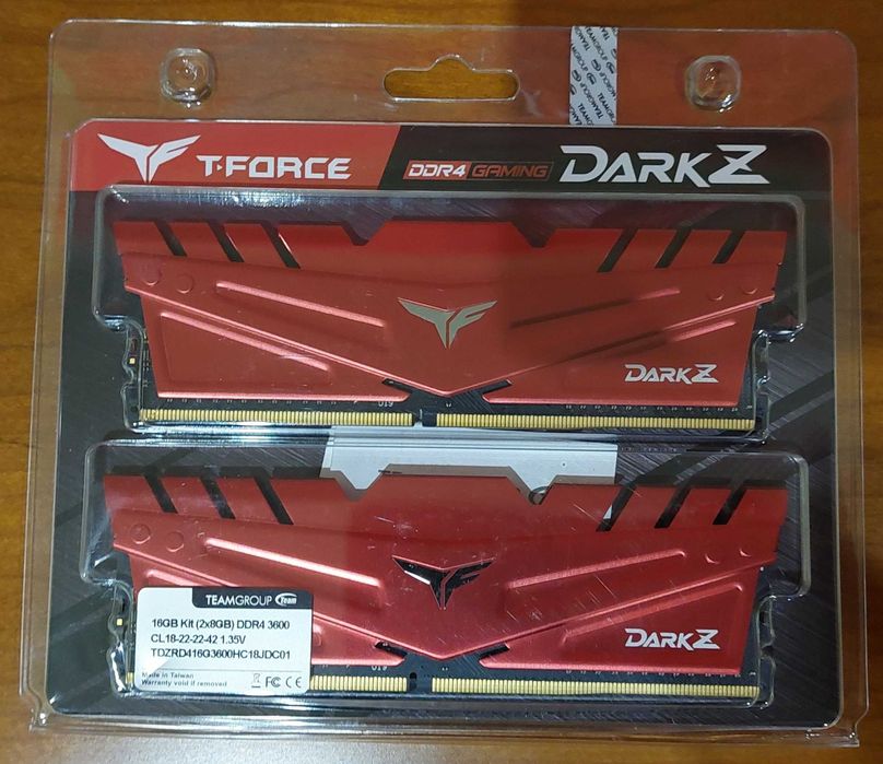 RAM TeamGroup 16GB Kit (2x8GB) DDR4 3600 *NOVA*