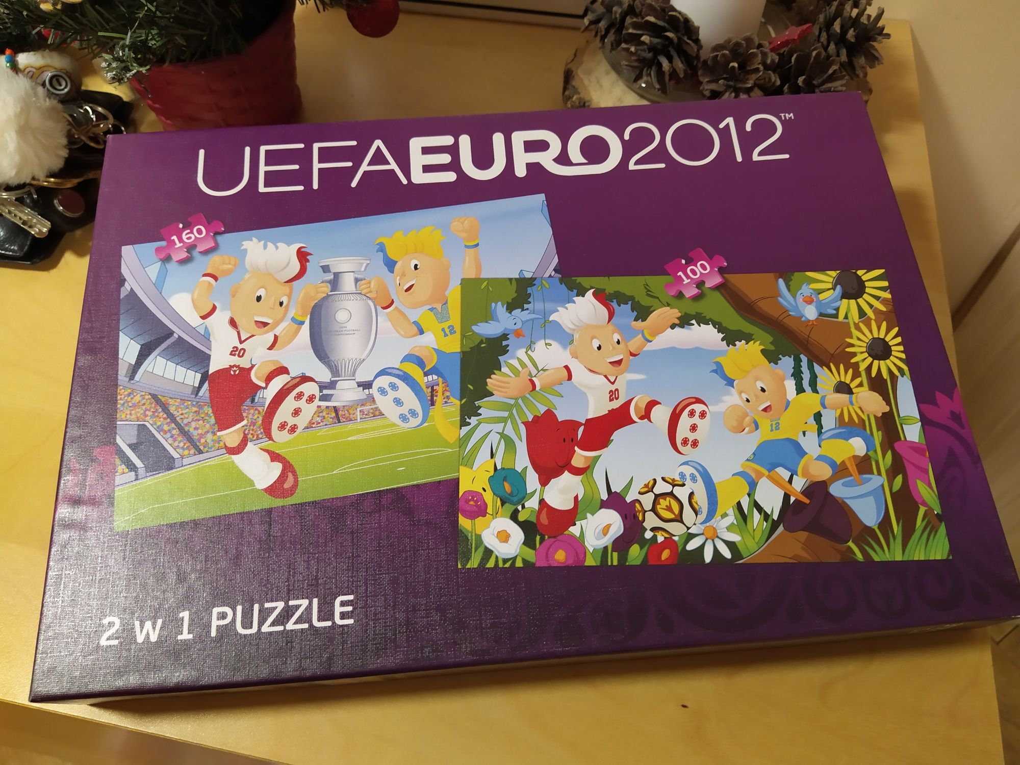 2x Puzzle toy story puzzle UEFA euro 2012 2 komplety