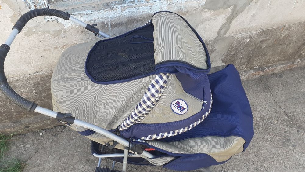 Коляска в нормальном состоянии