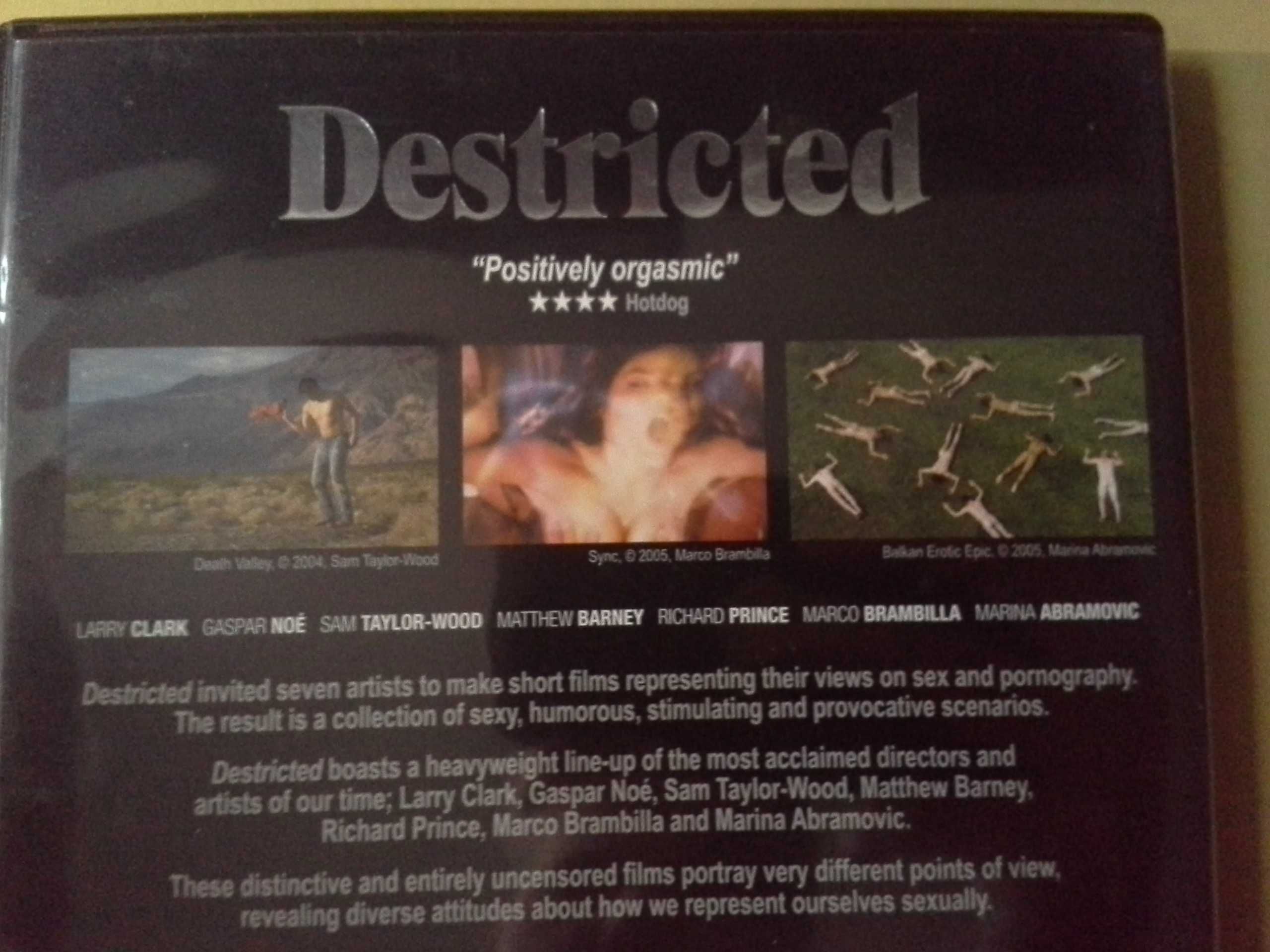 DESTRICTED - DVD - Larry Clarck, Gaspar Noe, Methew Barney, Abramovic