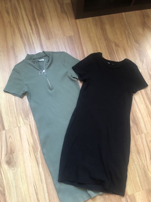 плаття сінсей, чорне і зелене