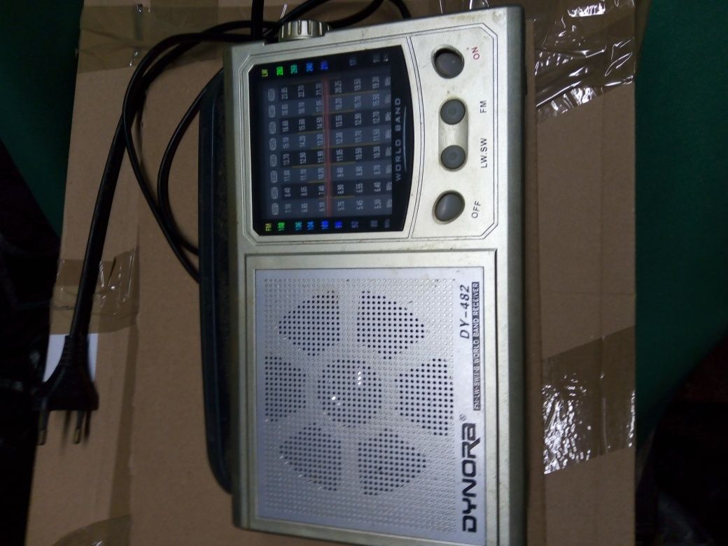 Radio tranzystorowe sprawne sieć i baterie