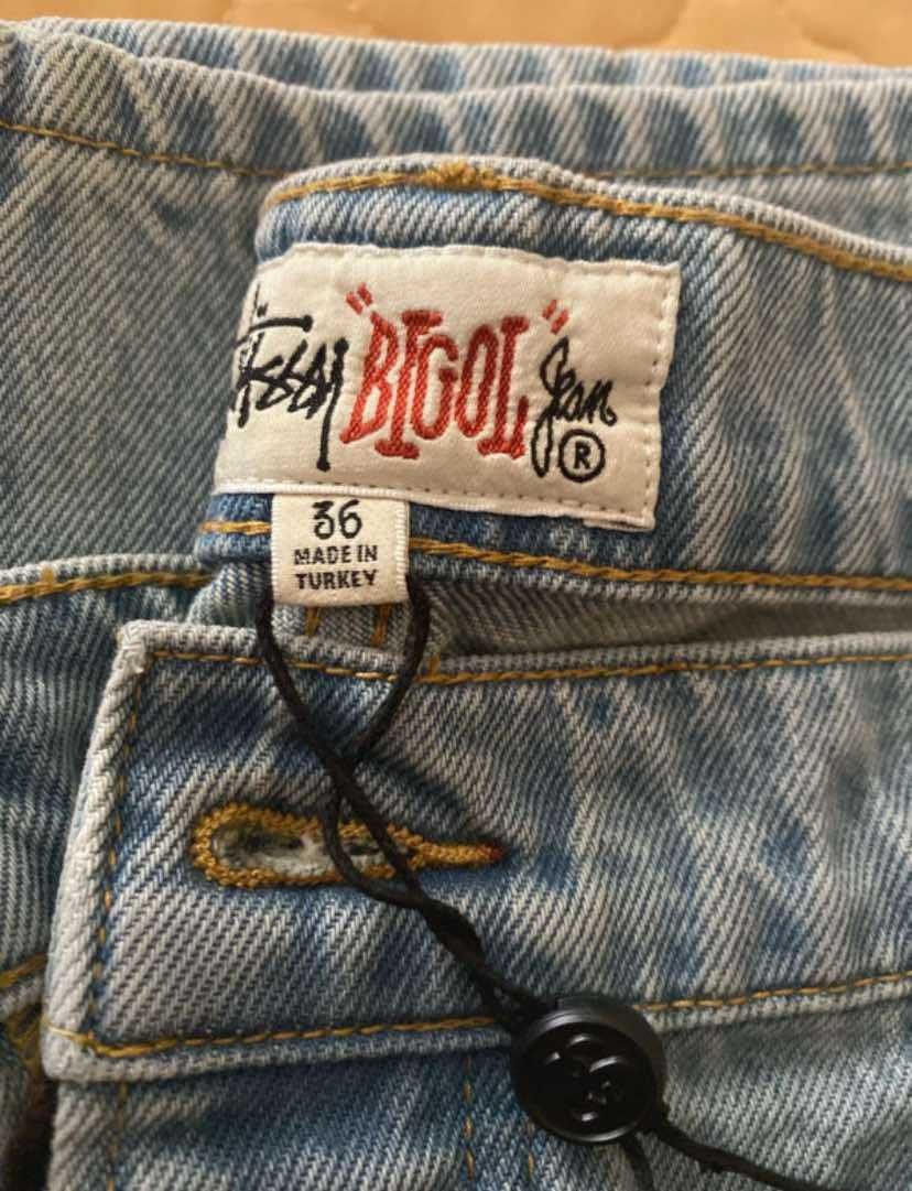 Calças de Ganga - Stüssy Big Ol' Jeans - Tamanho 36 (XL)