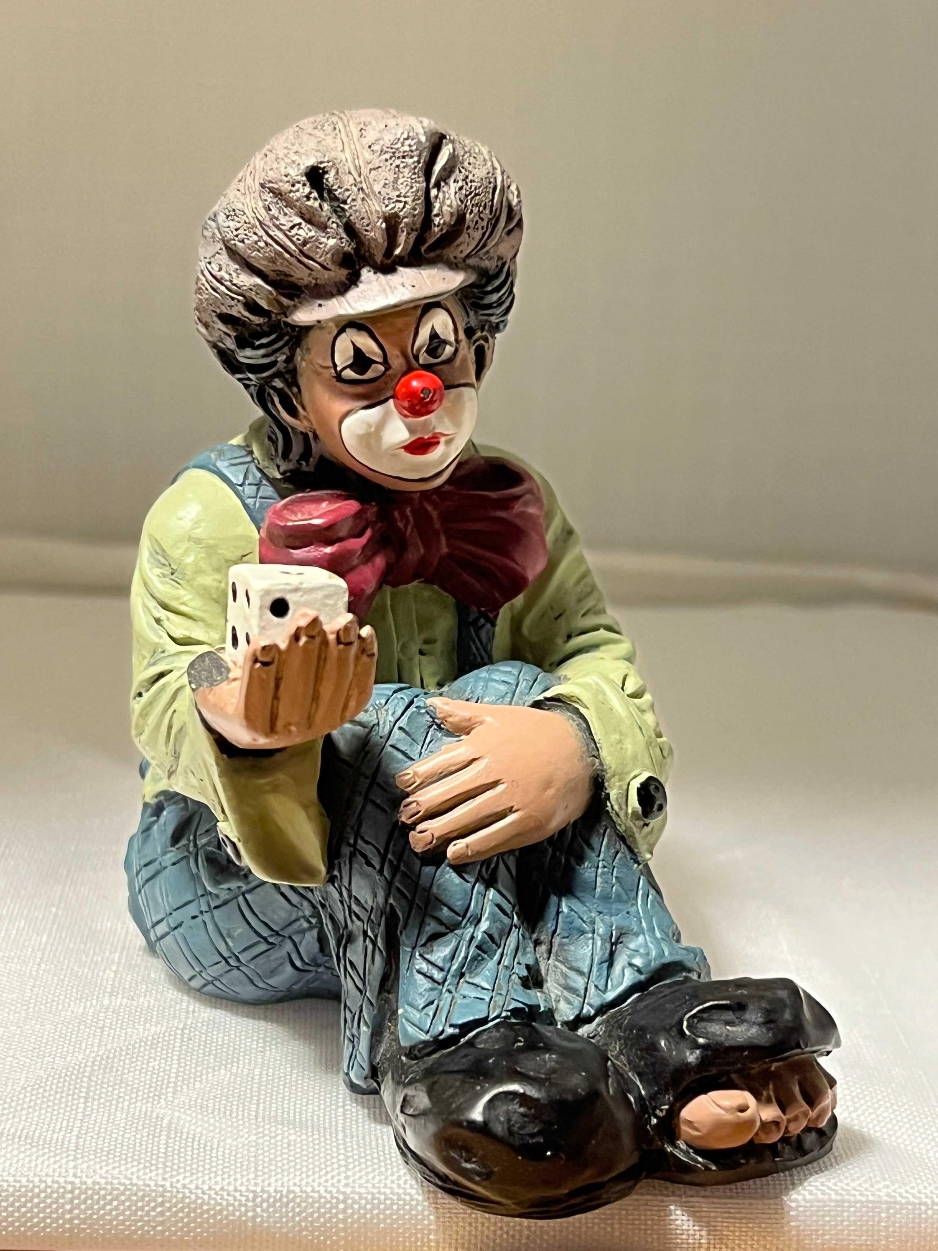 Игрушка Клоун Цирк Статуэтка Клоун и мяч Фигурка Паяц Арена Комик