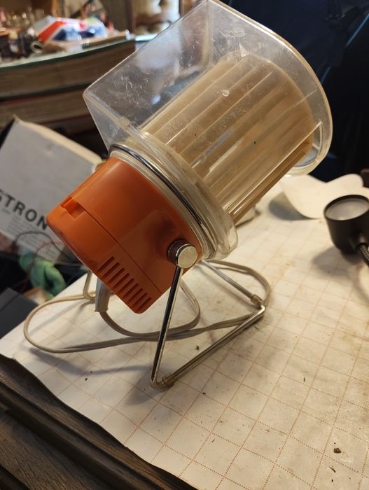 Wentylator biurkowy vintage retro N R D