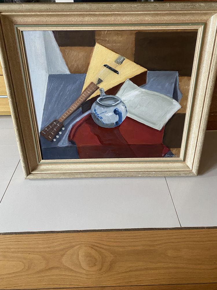 Obraz olejny E.Svensson 67x58cm