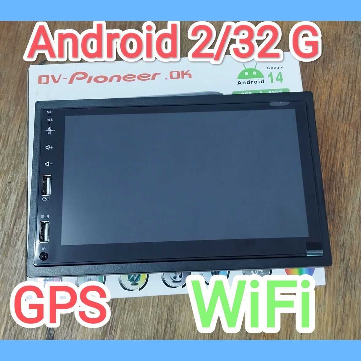 Автомагнитола 2Din Android 14- 2/32. WiFi, навигатор, блютуз