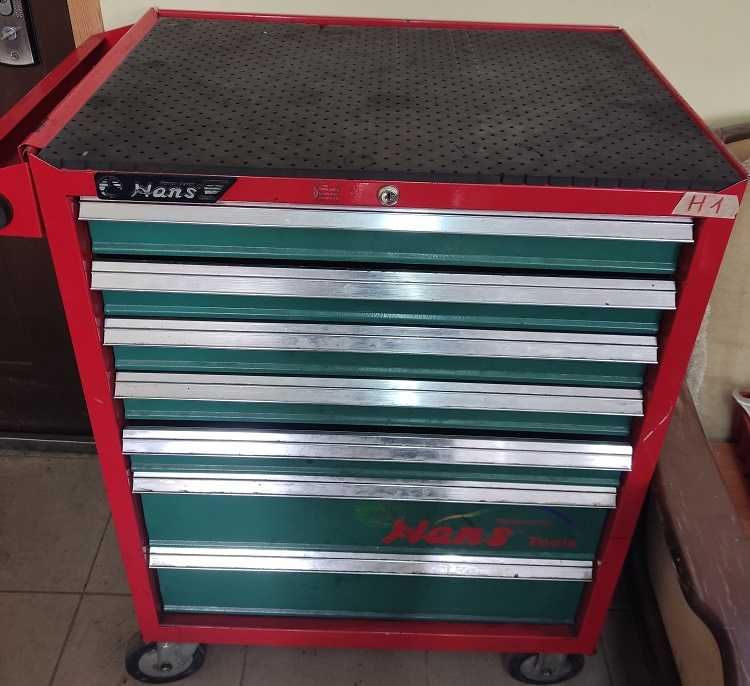 Wózek narzędziowy Hans Tools 7 szuflad (2 duże+5 małych]