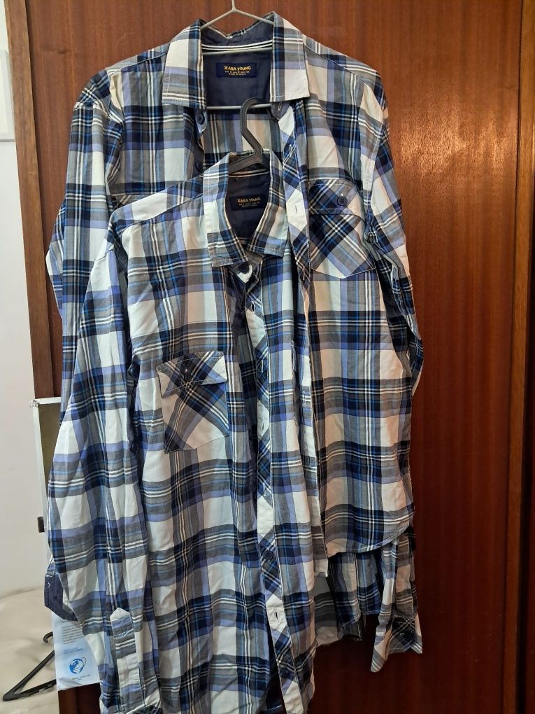 5€ cada camisa da Zara Young L e  M