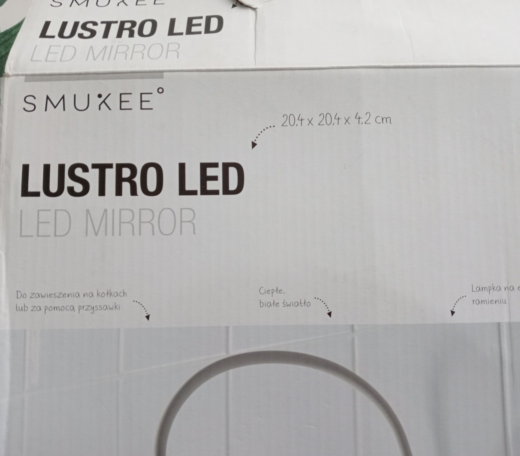 Nowe lustro LED owal