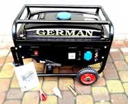 Agregat prądotwórczy 3,63kVA GERMAN 1x230V 1x12V