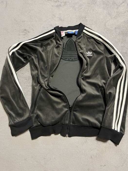 Зипка Адидас велюровая