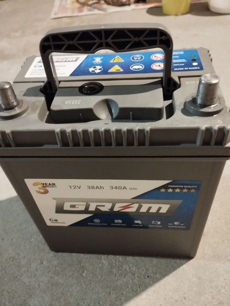 Akumulator 38AH Grom Premium X-Pro P Jap