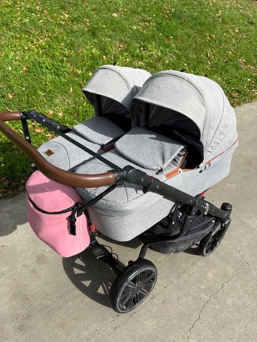 Wozek Blizniaczy Jede Duo 2w1