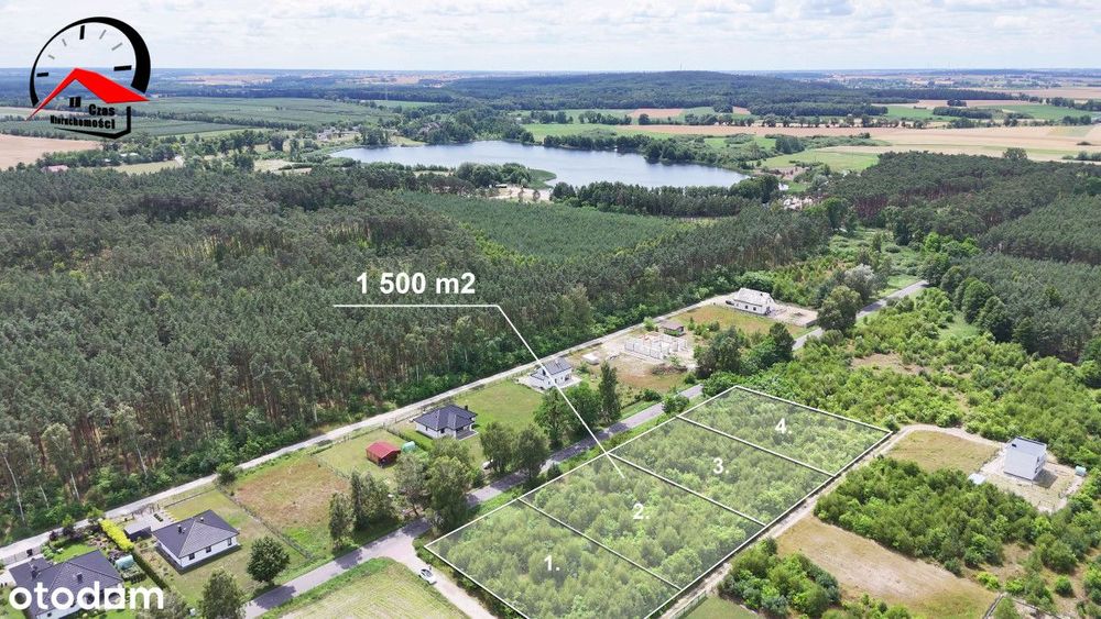 Nowe Wz, w lesie, 200m od jeziora Smerzyńskiego!