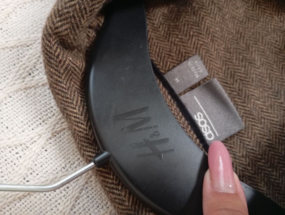 ASOS M wygodna miękka kurtka koszulowa ciepła koszula na wiosnę